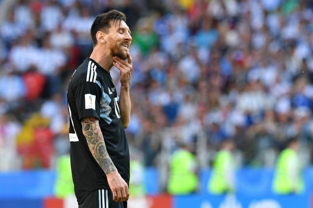 La Argentina de Messi confía en dar la talla ante una Croacia ya sin el expulsado Kalinic. AFP