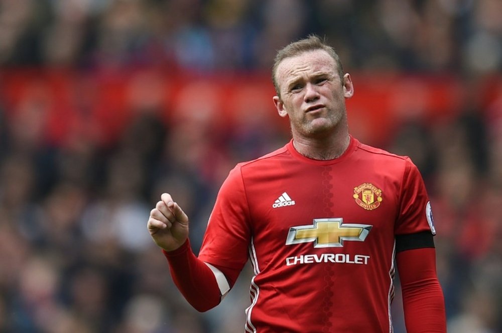 Rooney lamentó los fichajes que hizo el United tras la salida de Ferguson. AFP