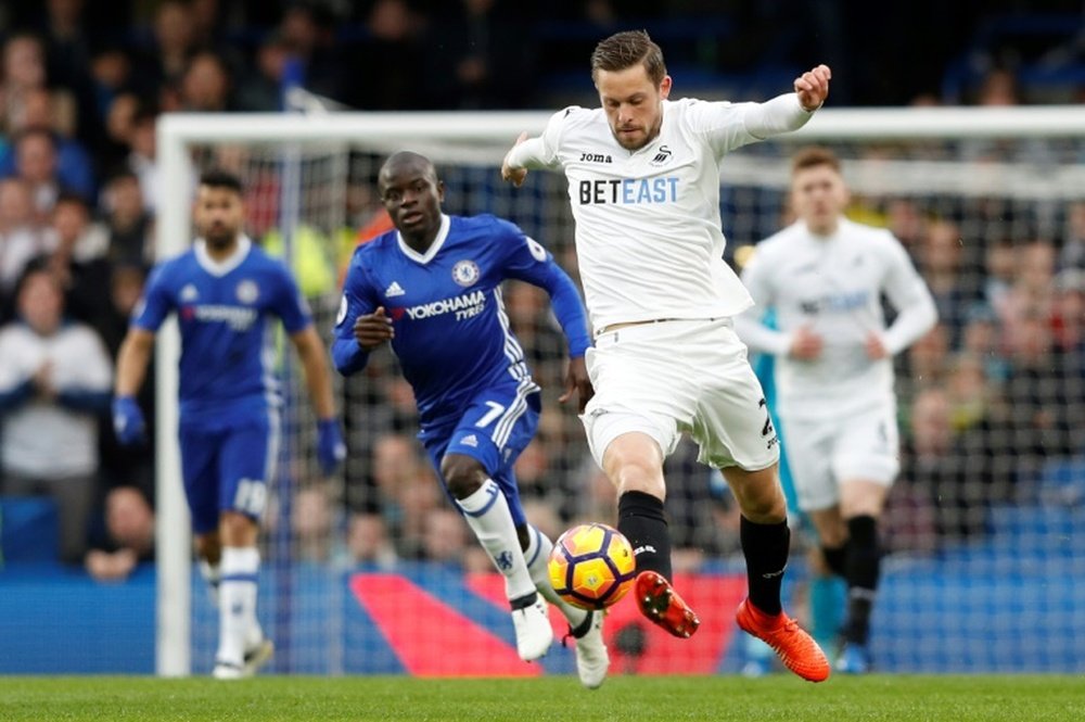 Everton have agreed a deal with Swansea for Gylfi Sigurdsson. AFP