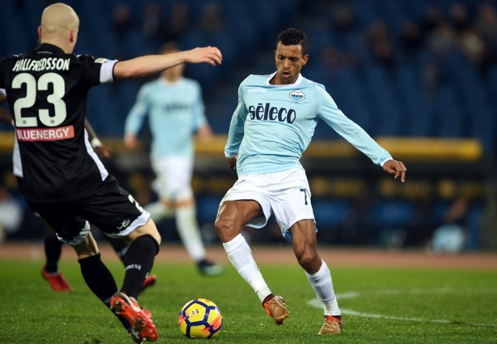 A Lazio perdeu por 1-0 com o FCSB. AFP