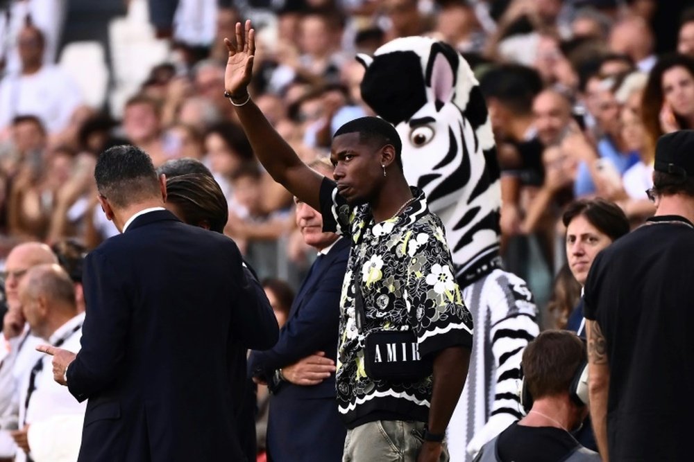 Pogba wants to honour his contract with Juventus. AFP