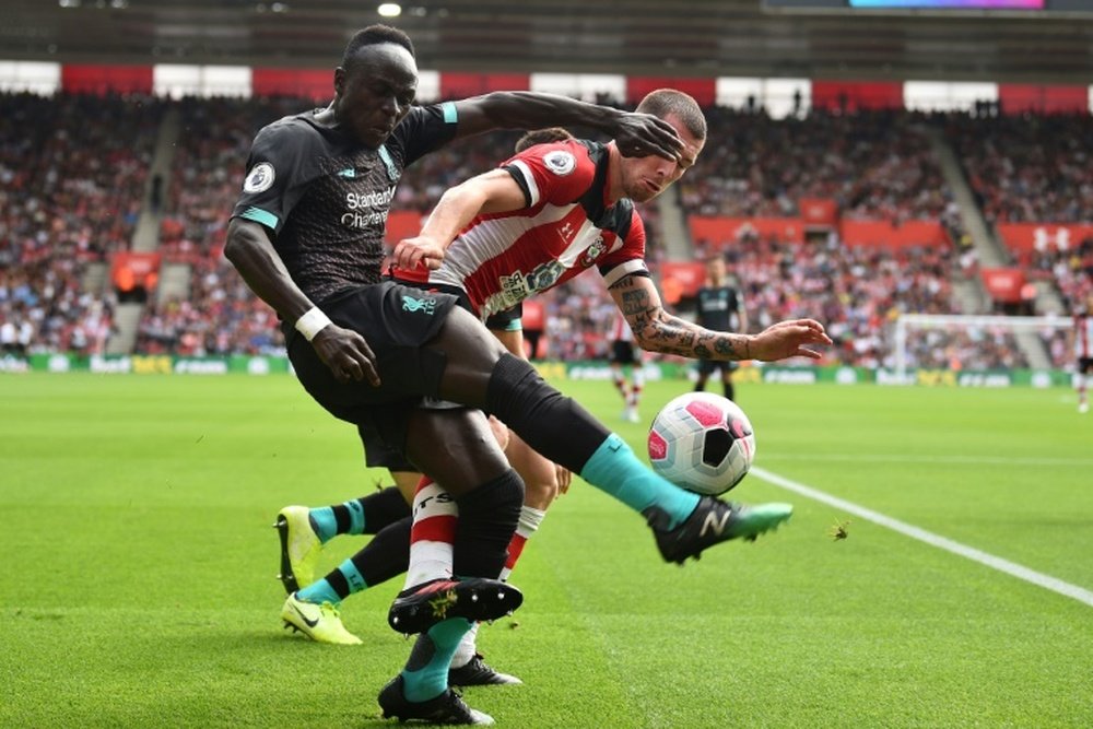 Mane got a goal and an assist in Liverpool's win at Southampton. AFP