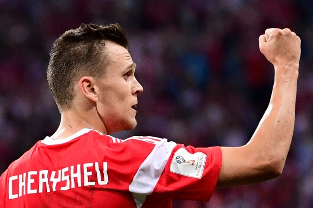 Denis Cheryshev starred for Russia at this summer's World Cup. AFP