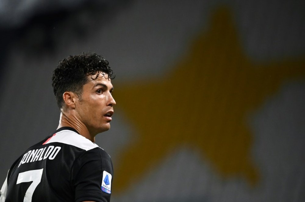 Pas sur la liste face à l'AS Roma, Cristiano Ronaldo peut oublier le Soulier d'Or. afp