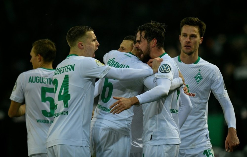 El Stuttgart resiste el acoso del Werder. AFP