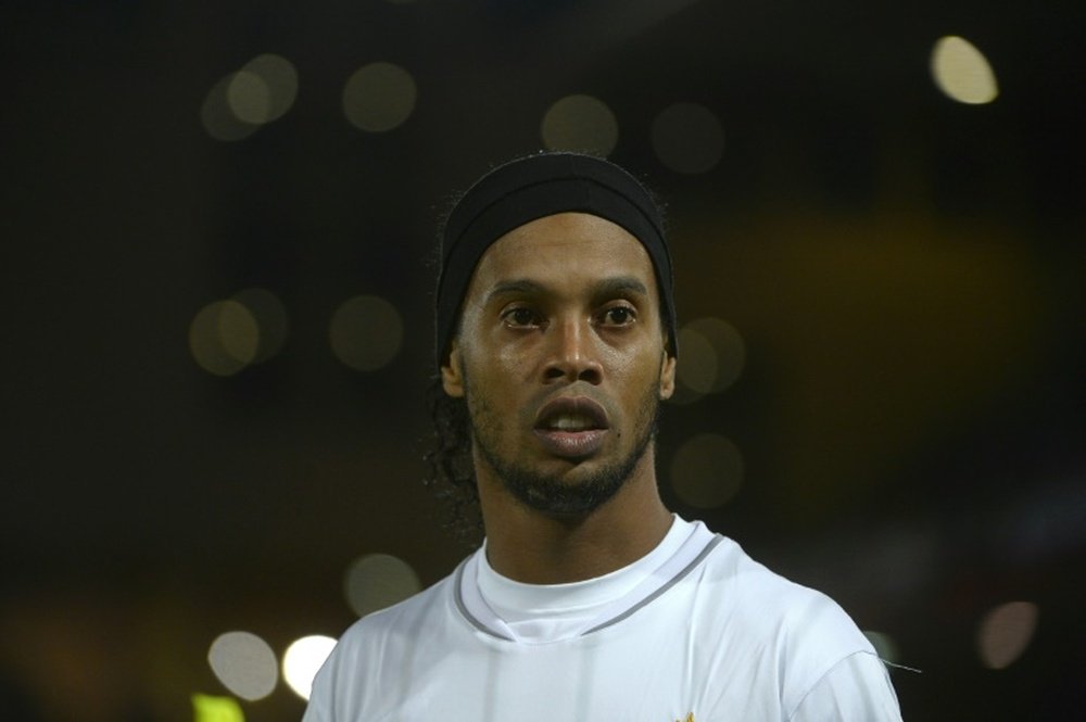 Ronaldinho jugará en el Cienciano... al menos un par de amistosos. AFP