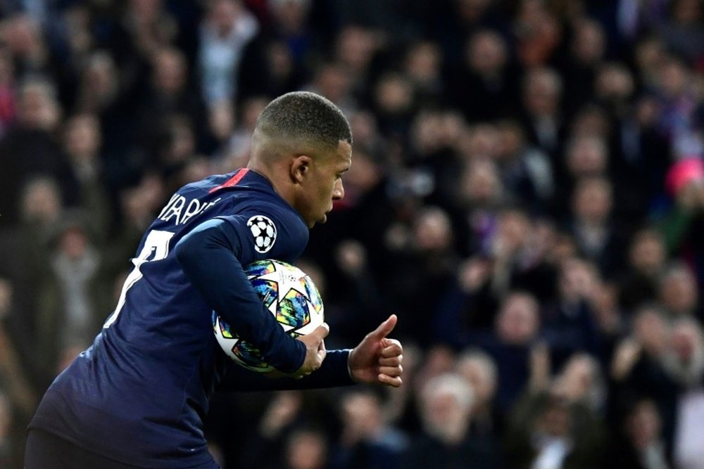 Mbappe is convinced that he will play at Madrid. AFP
