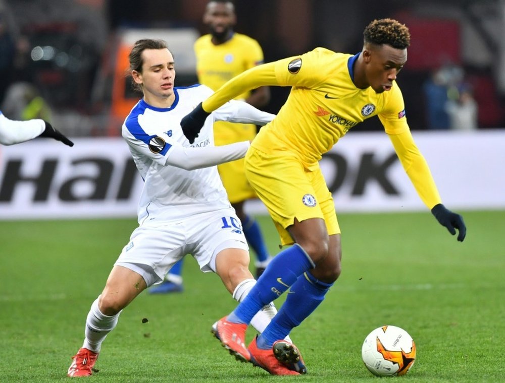 Callum Hudson-Odoi could stay at Chelsea after all. AFP