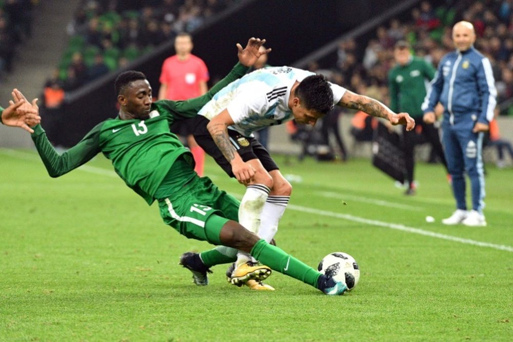 Argentina y Nigeria se verán las caras en el siguiente partido. AFP