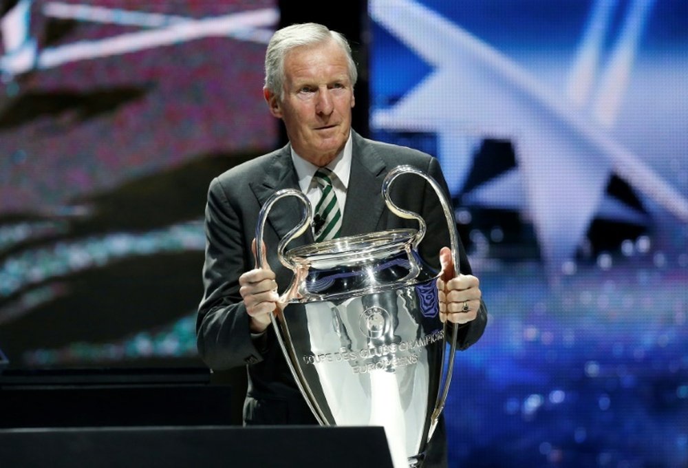 Billy McNeill fue uno de los jugadores del Celtic cuando ganó la Champions de 1967. AFP