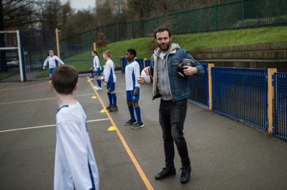 Mata's charity has been supported by the Danish Superleague side. AFP