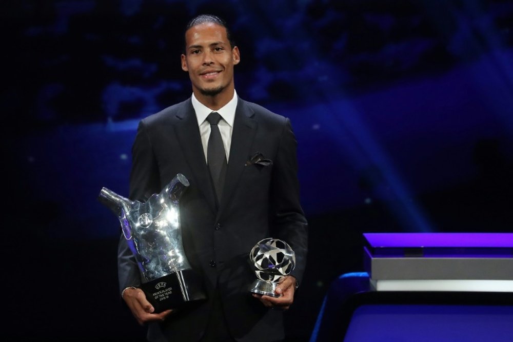 Virgil van Dijk could be this year's Ballon d'Or winner. AFP