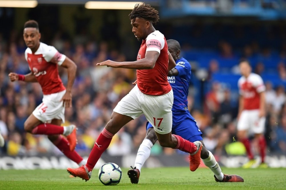 Iwobi has been in great form since Unai Emery's arrival. AFP
