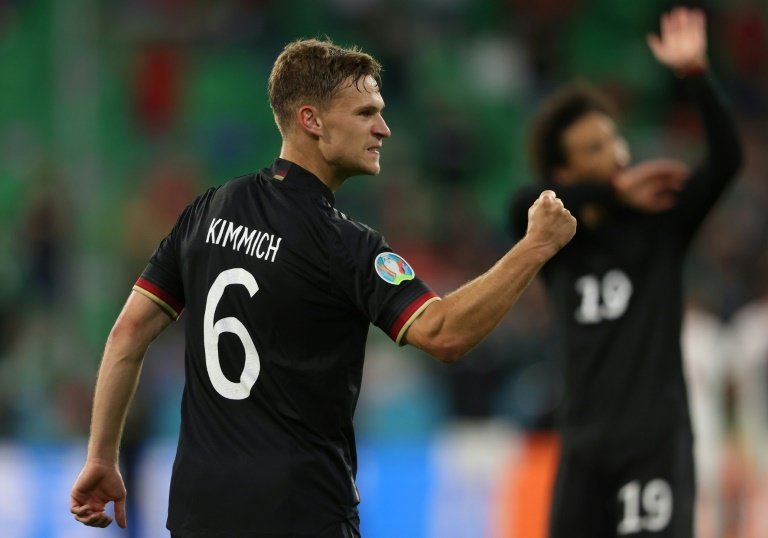 Germany left it late against Hungary to seal a place in the last 16. AFP