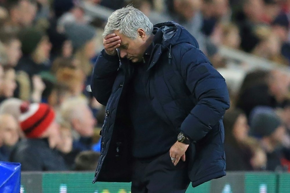 Mourinho admet que Tottenham méritait la défaite. AFP