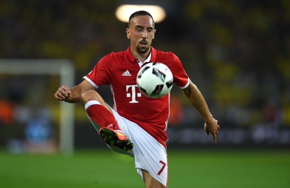 Franck Ribery has been involved in a series of scuffles during recent matches. AFP