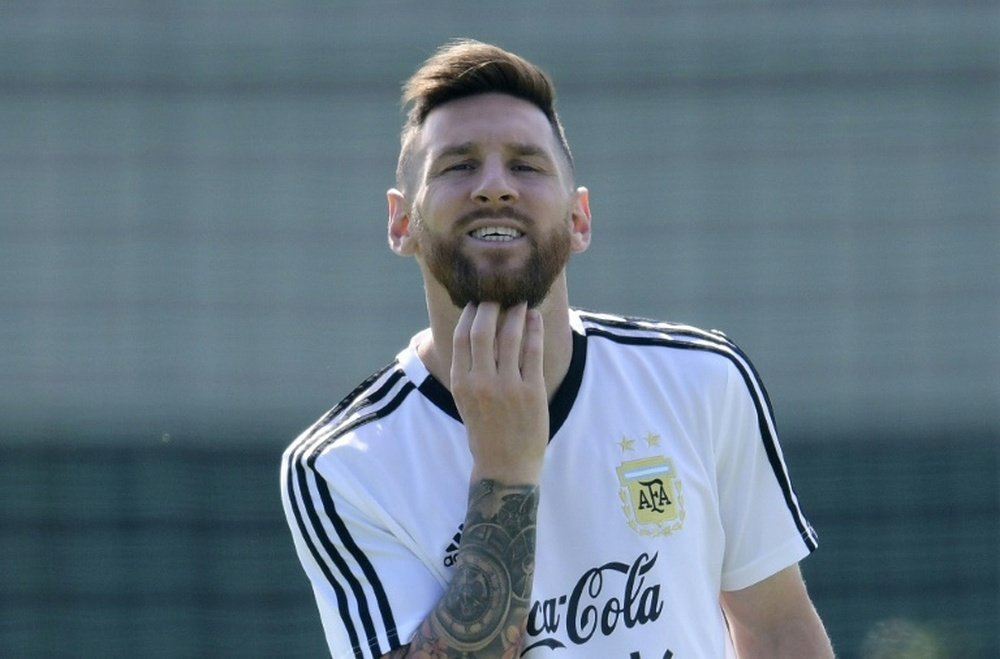 Messi, ready to return to the Argentina national team. AFP