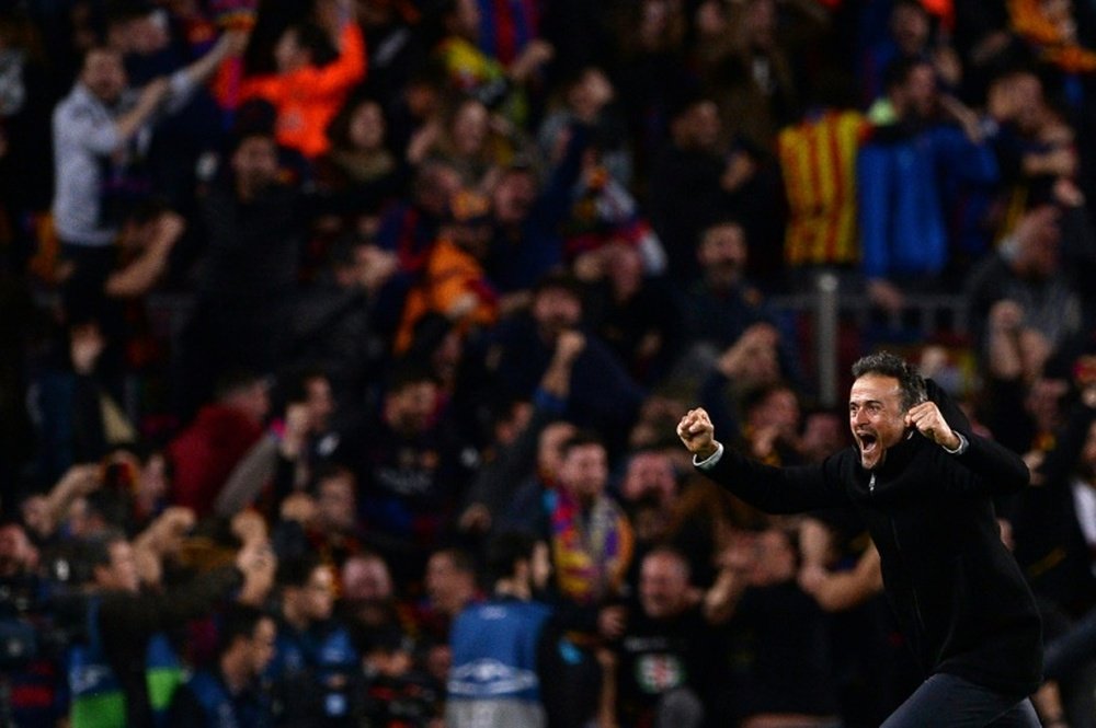 El Barcelona apenas cuenta con posibilidades de remontar según la UEFA. AFP