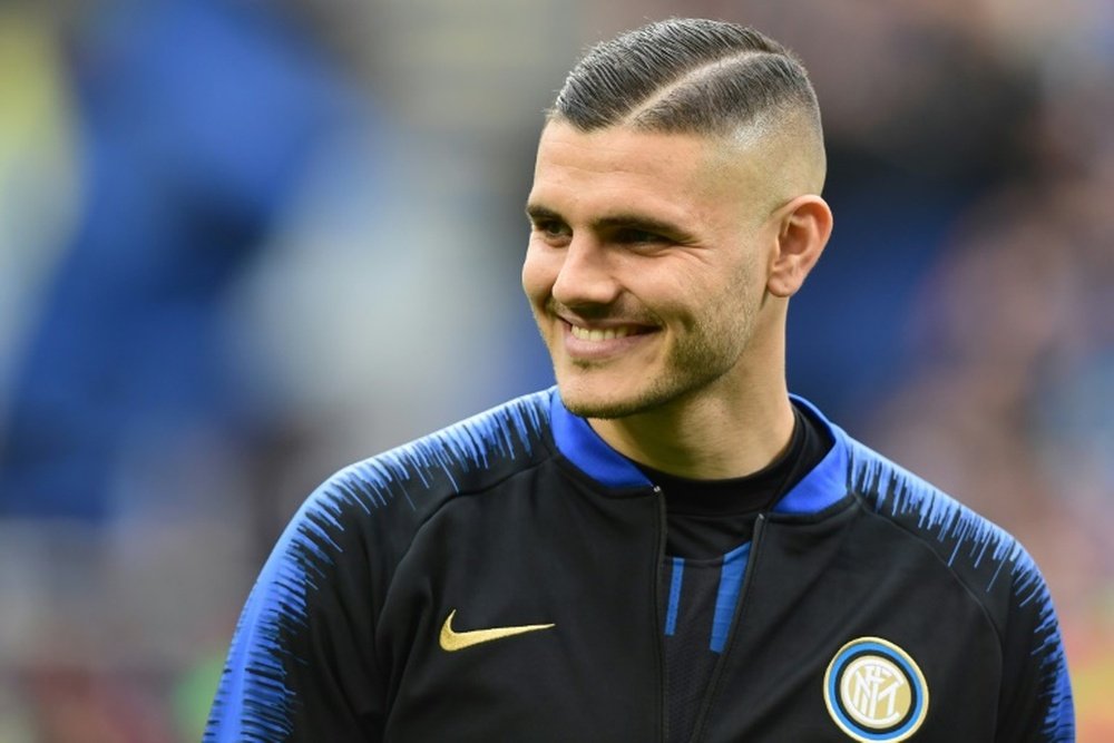 Atletico Madrid thinks Icardi could strengthten their attack. AFP