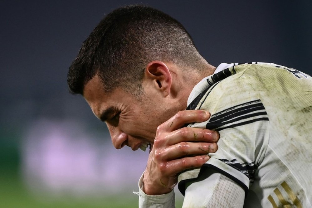 Cristiano Ronaldo durement critiqué en Italie. AFP