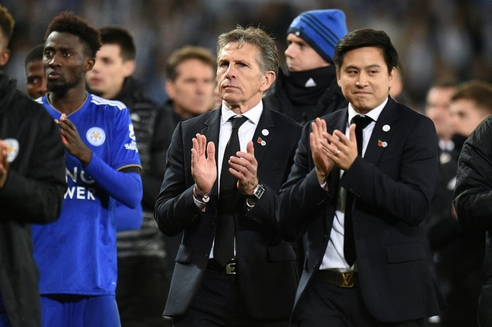 Puel is targeting success in the Carabao Cup. AFP