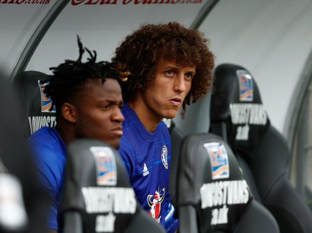 David Luiz hará su puesta de largo como jugador del Chelsea frente al Liverpool. AFP