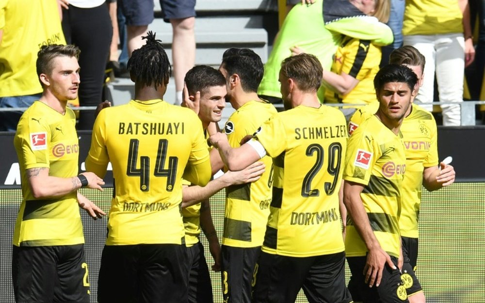 Pulisic opened the scoring for Dortmund. AFP