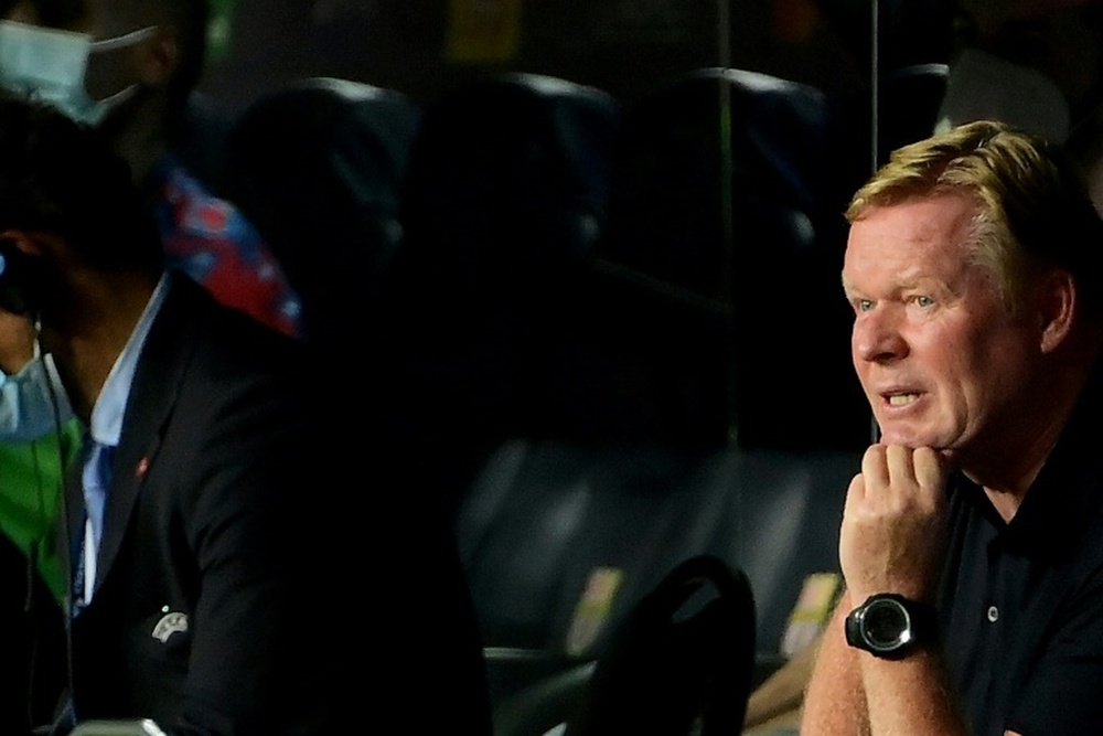 El Barcelona será paciente con Koeman. AFP