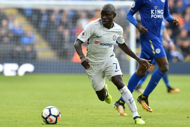 Conte has labelled Kante the 'complete player'. AFP