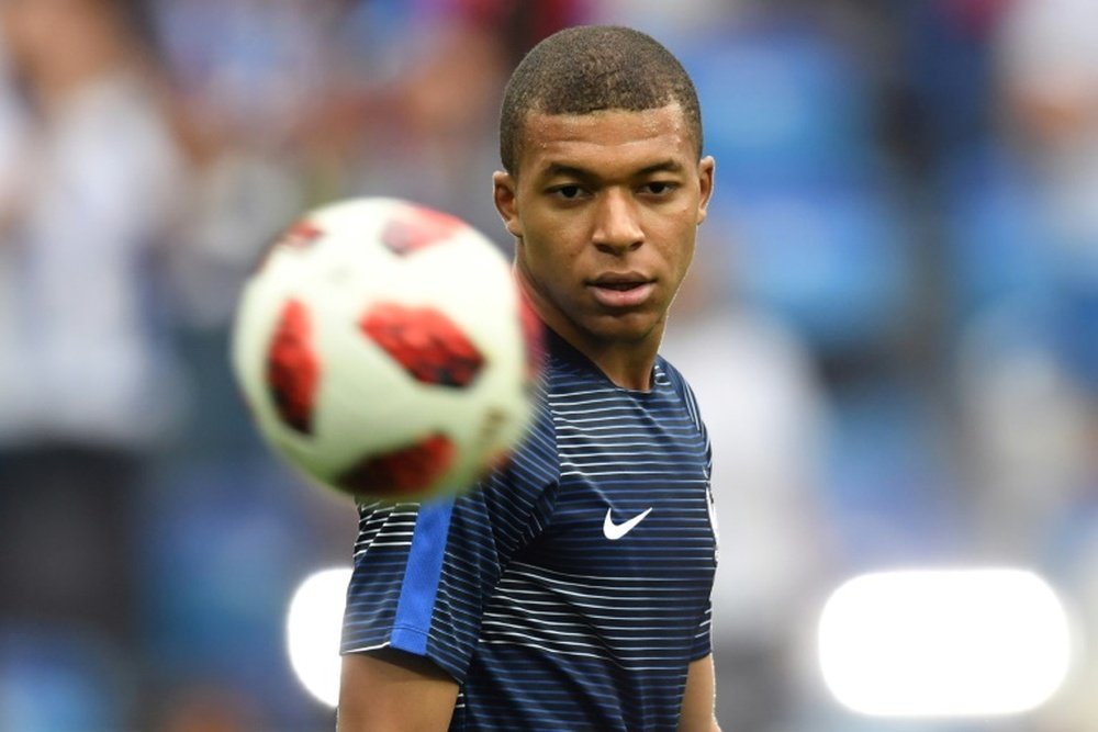 Mbappe has come under fire from PSG teammates about his attitude. AFP
