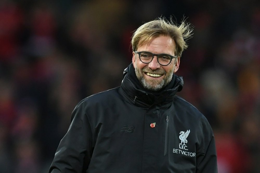 The 16-year-old could join Liverpool manager Klopp at Anfield. AFP