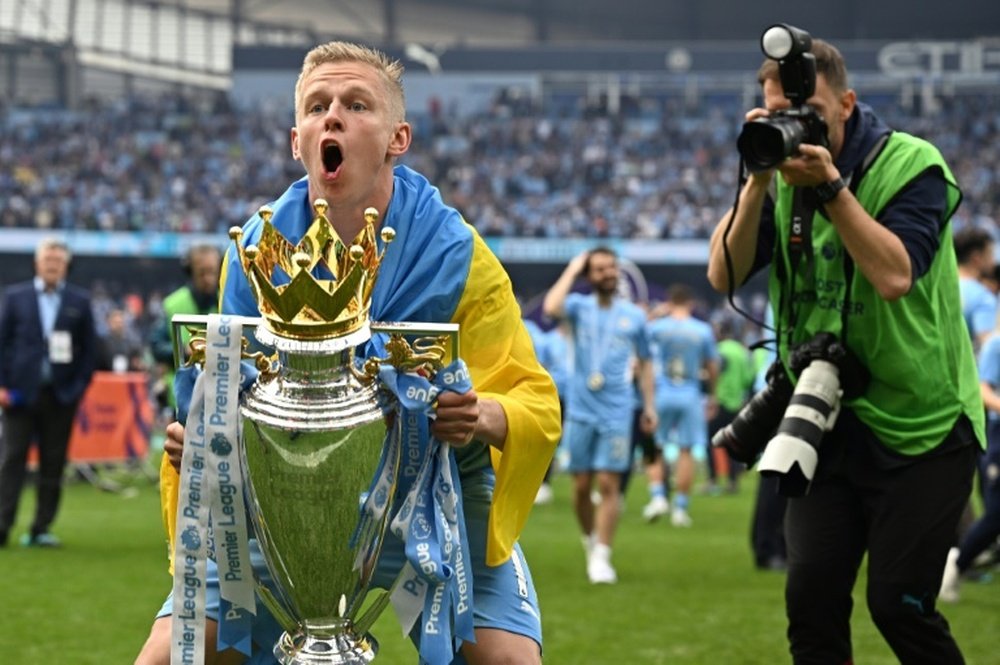 Zinchenko's contract with City runs until mid-2024. AFP