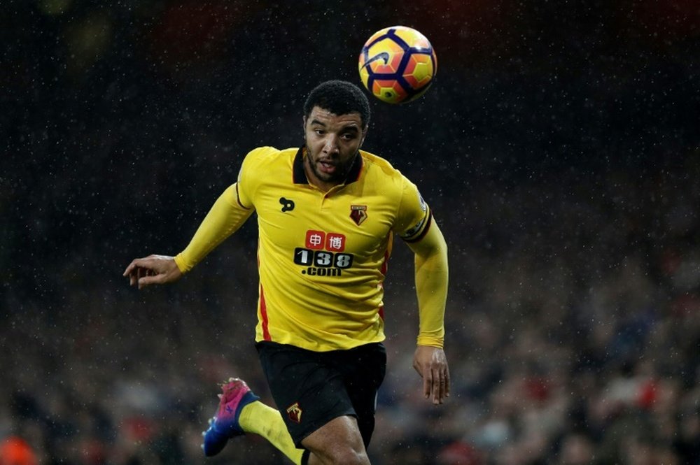 Deeney scored his 100th Watford goal against West Brom in April. AFP