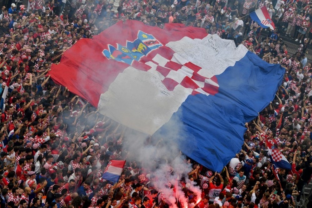 Croacia se solidariza con los jóvenes de Tailandia. AFP