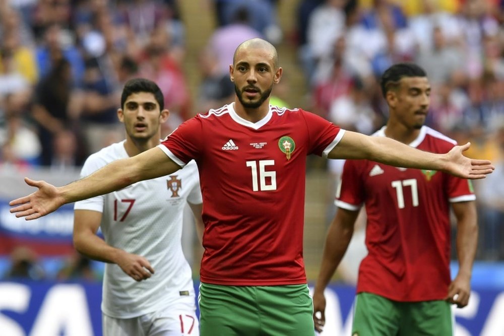 Amrabat en dit plus sur son avenir. AFP