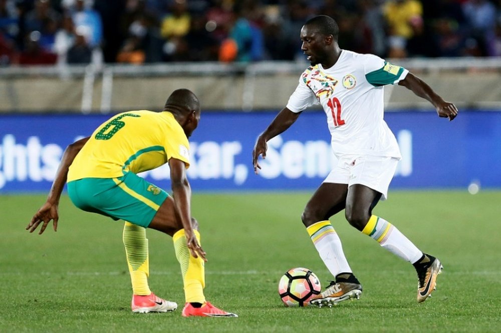 Senegal edged to a 2-1 victory over South Africa on Tuesday. AFP