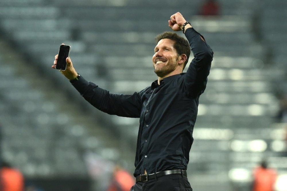 Atletico Madrid's coach Diego Simeone prepares for Champions League final. BeSoccer