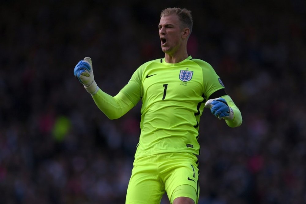 Hart moved to West Ham on loan from Man City in the summer. AFP