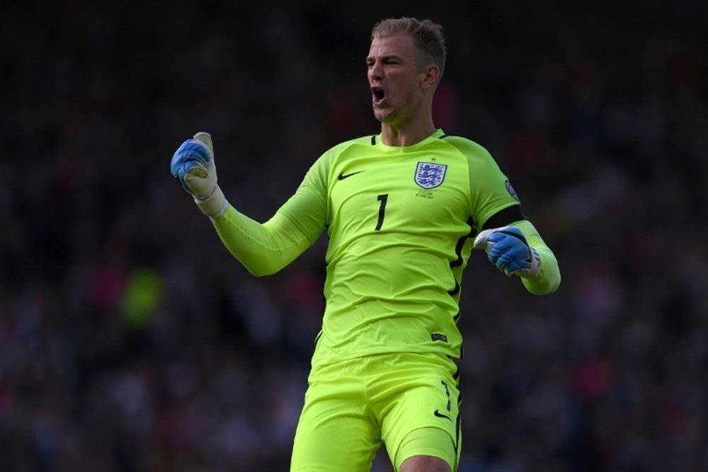 Joe Hart will return to MAnchester City, for now at least. AFP