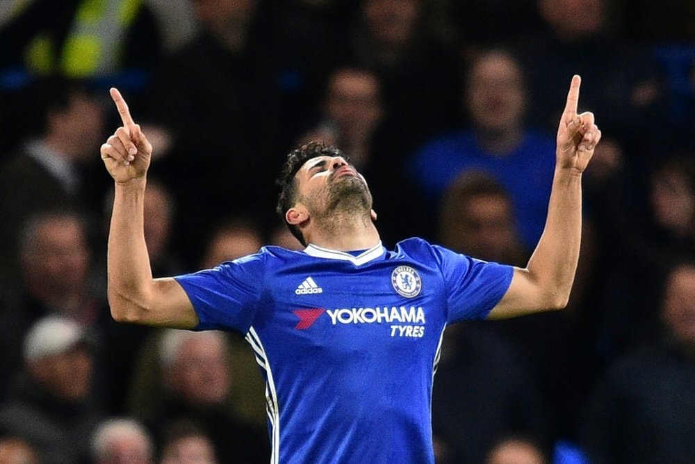 Diego Costa est sur le point de rejoindre Madrid. AFP