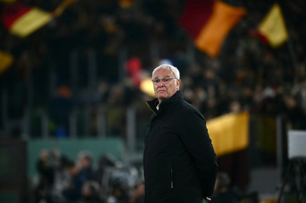 Ranieri in conferenza stampa. AFP