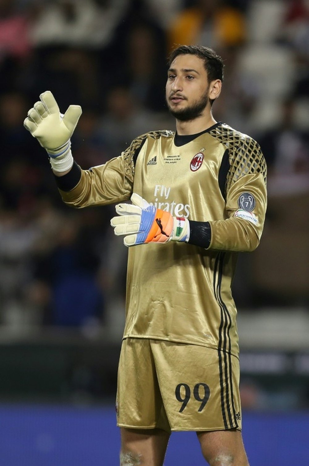 Gianluigi Donnarumma, AC Milan goalkeeper, is not for sale. AFP