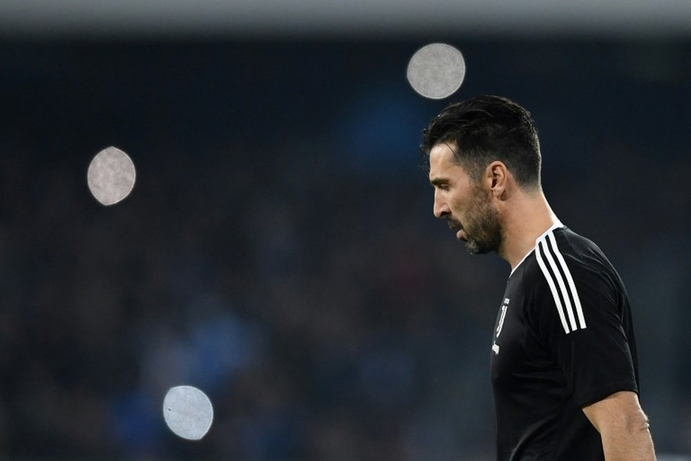 Juve's Buffon out of Derby d'Italia. AFP