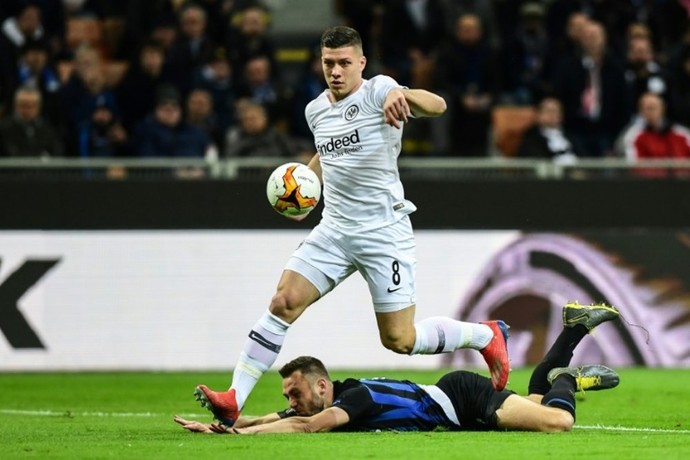El Eintracht ejerce la opción de compra por Jovic. AFP
