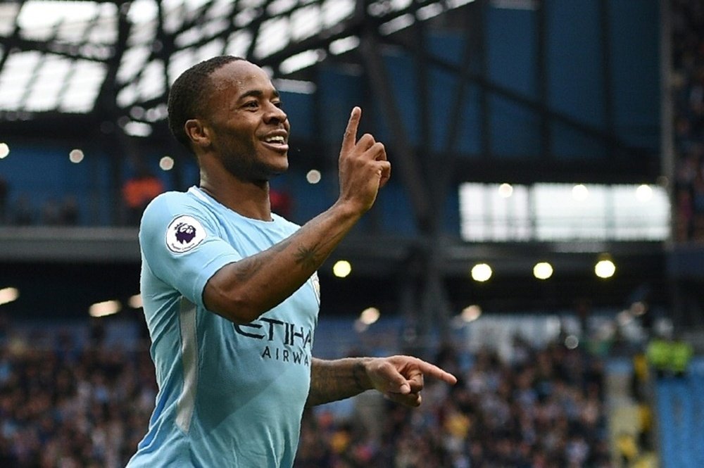 Sterling sees his long-term future at Manchester City. AFP