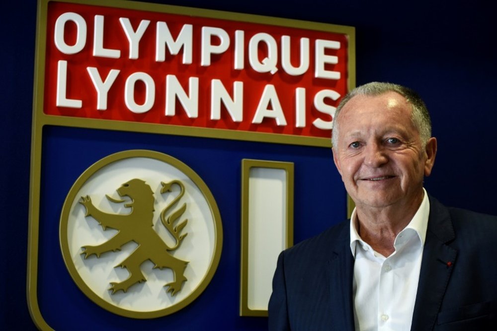 Lyon's chairman has been accused of spreading 'fake news' by PSG. AFP
