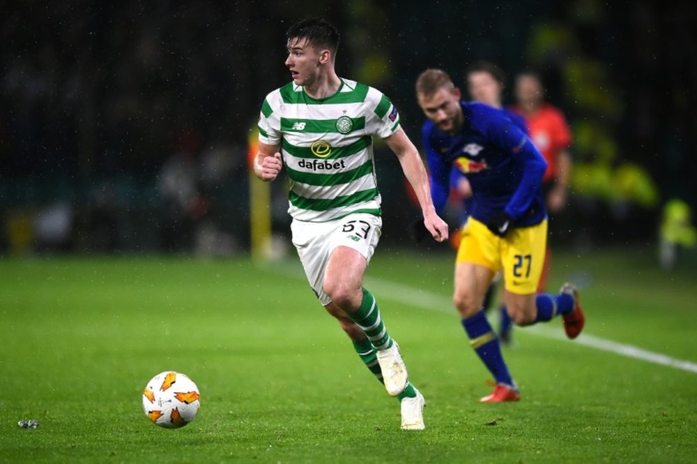 Arsenal will put in another bid for Kieran Tierney of Celtic. AFP