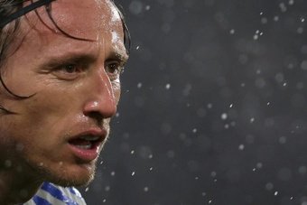Luka Modric falou sobre seu companheiro Karim Benzema.AFP