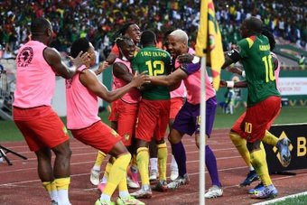 Os Camarões estão nas meias finais.AFP