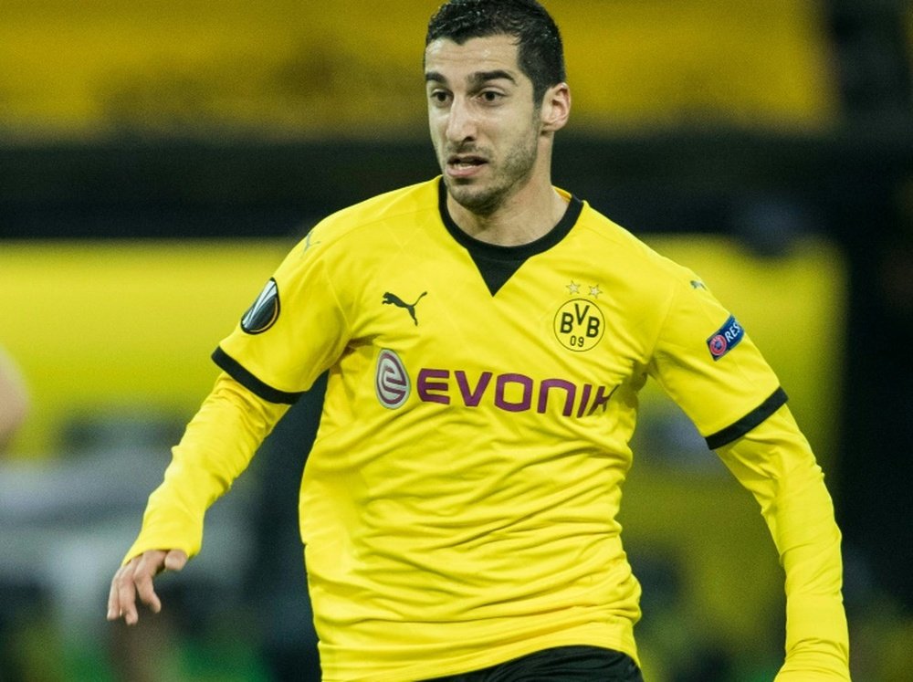 Klopp previously worked with Mkhitaryan at Borussia Dortmund. AFP